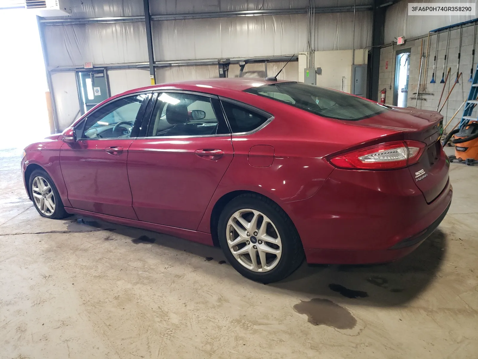 2016 Ford Fusion Se VIN: 3FA6P0H74GR358290 Lot: 65959294