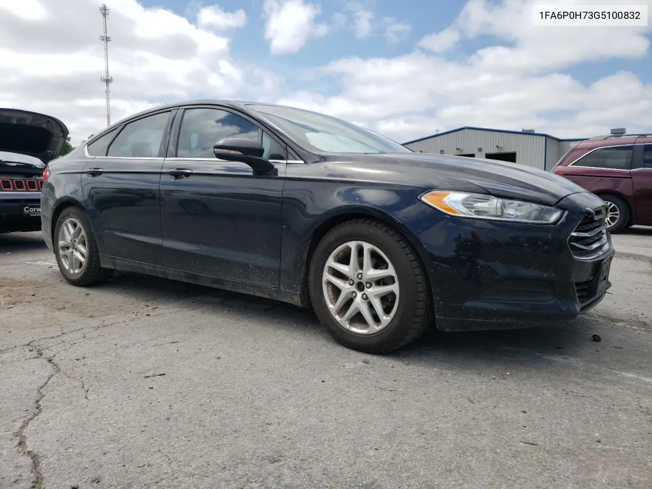 2016 Ford Fusion Se VIN: 1FA6P0H73G5100832 Lot: 66129744