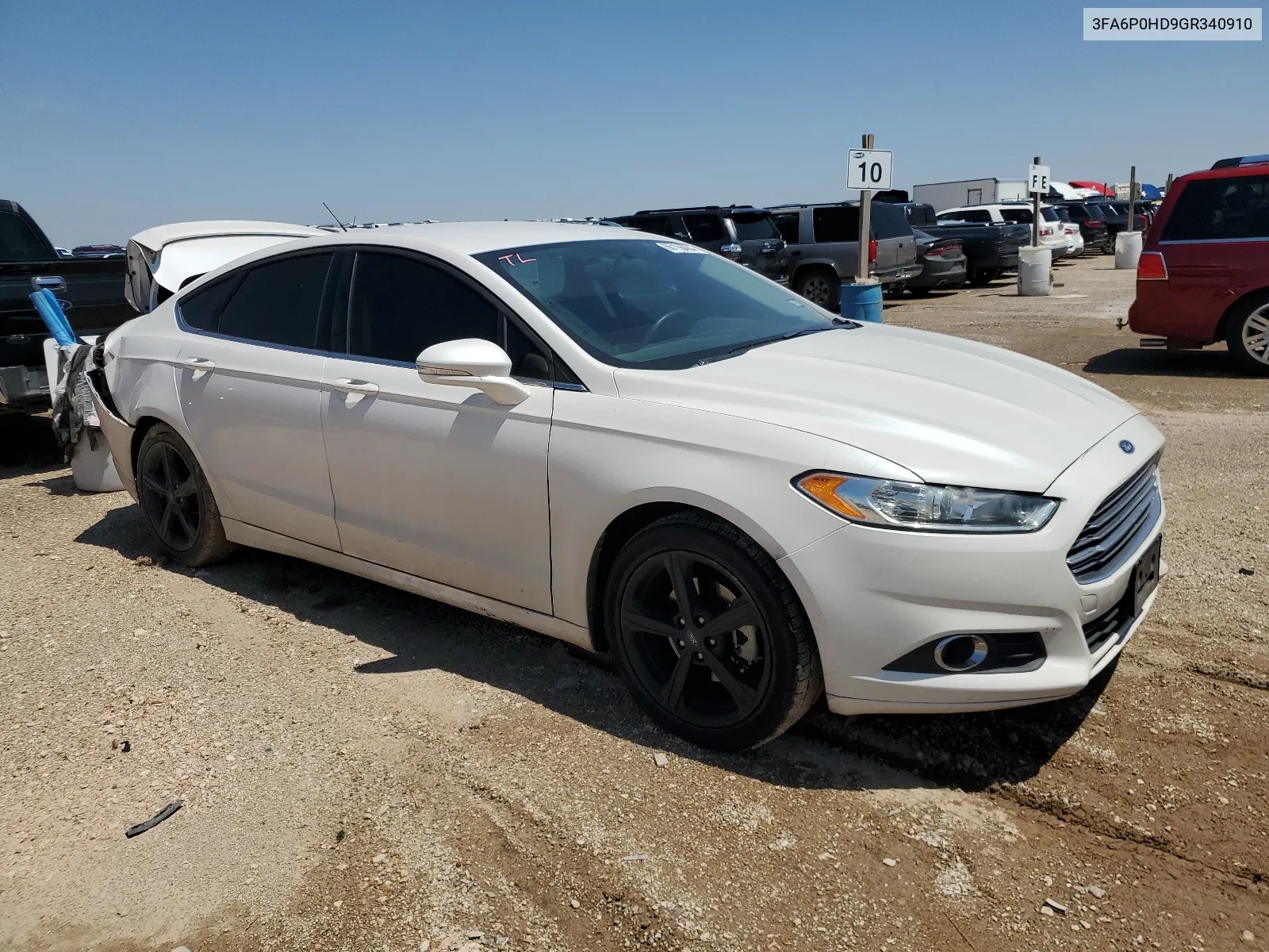 3FA6P0HD9GR340910 2016 Ford Fusion Se