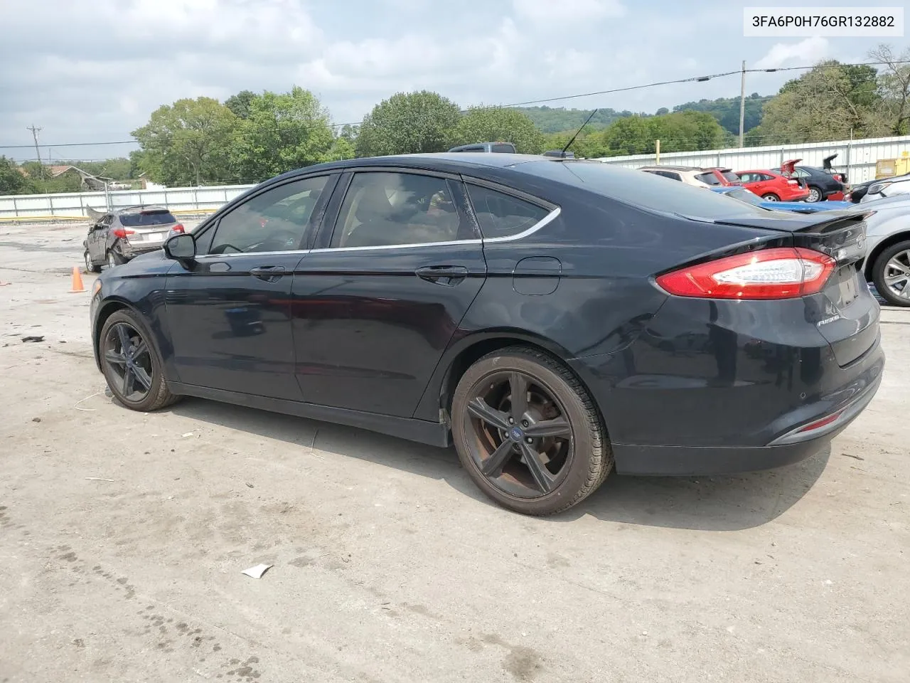 2016 Ford Fusion Se VIN: 3FA6P0H76GR132882 Lot: 66330024