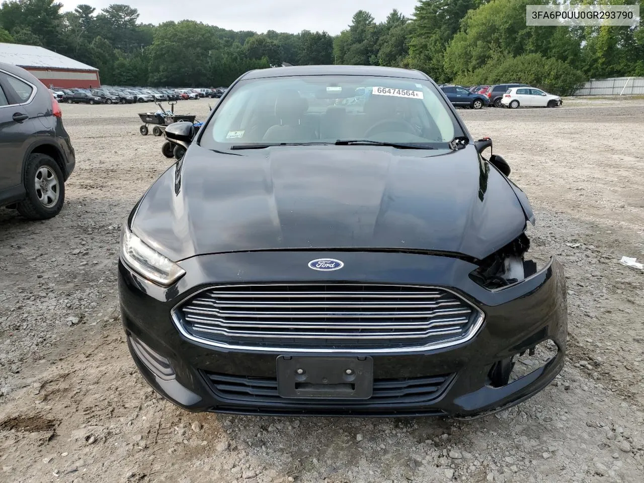 2016 Ford Fusion S Hybrid VIN: 3FA6P0UU0GR293790 Lot: 66474564