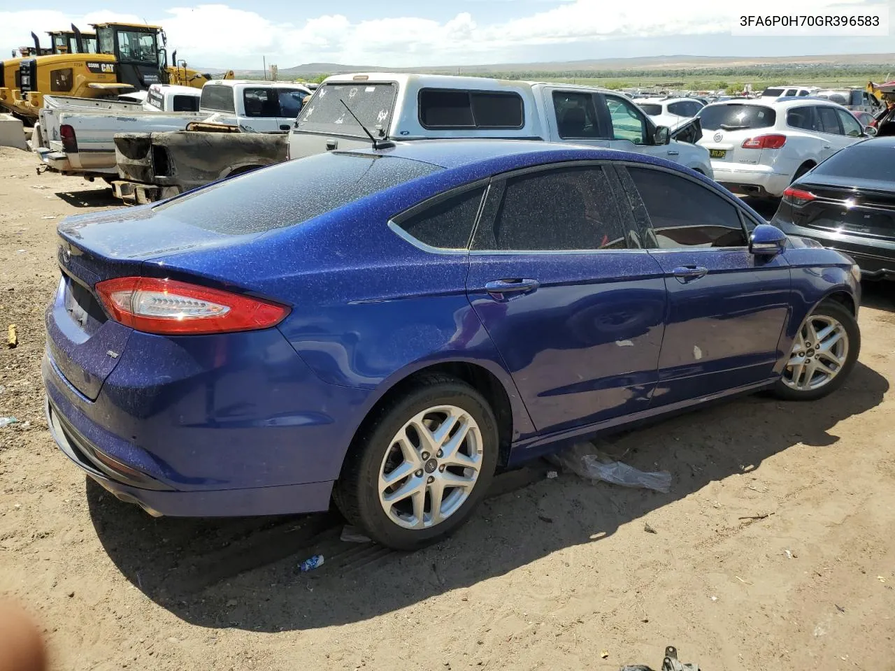 2016 Ford Fusion Se VIN: 3FA6P0H70GR396583 Lot: 66675084