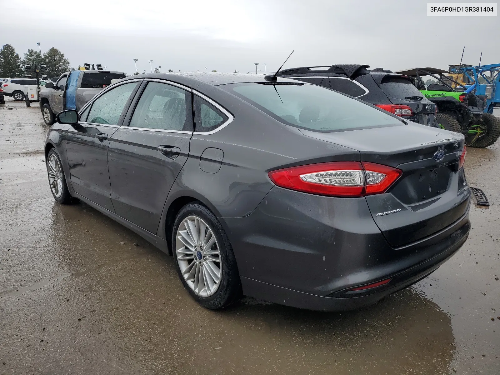 2016 Ford Fusion Se VIN: 3FA6P0HD1GR381404 Lot: 66892634