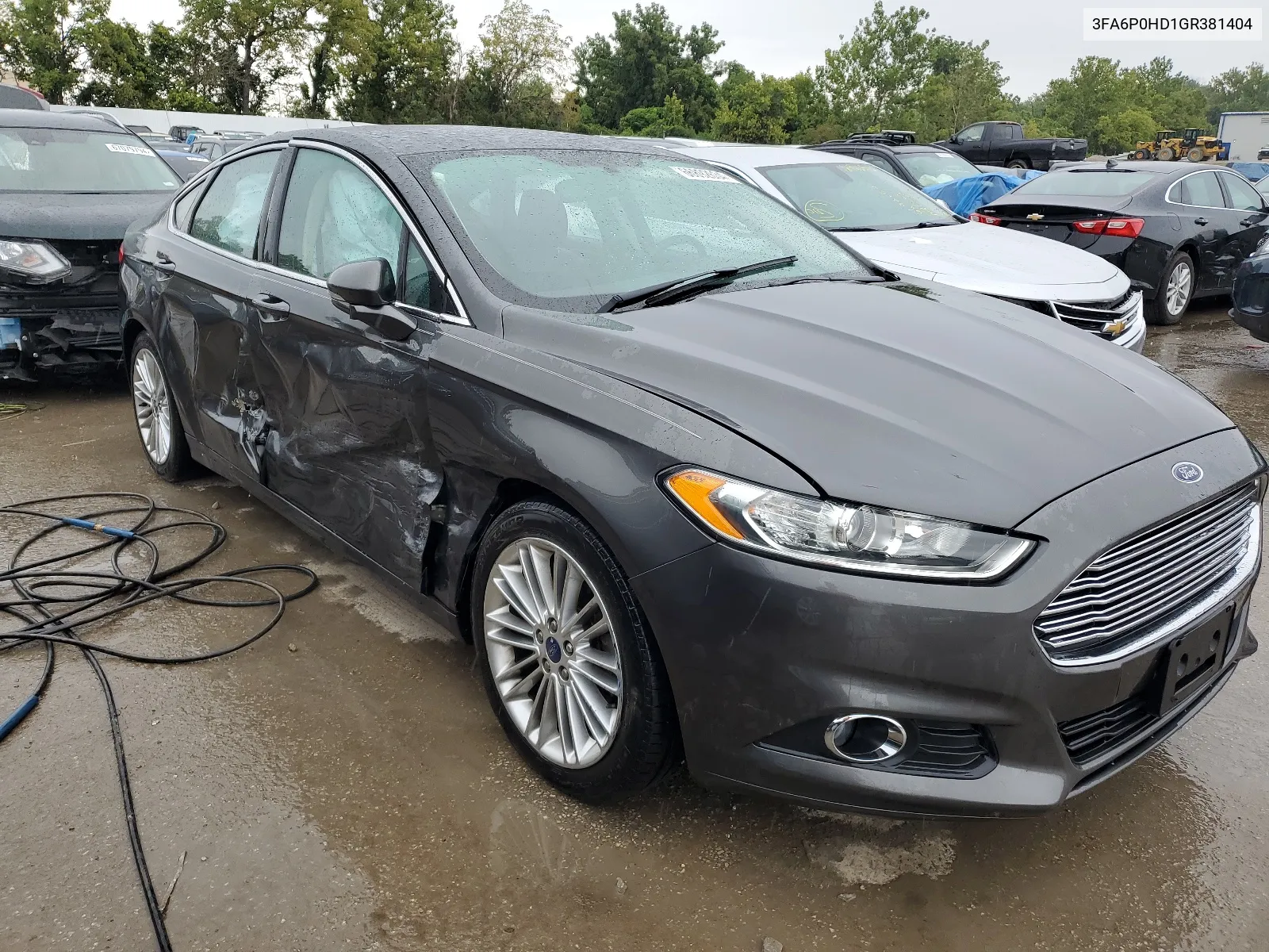 2016 Ford Fusion Se VIN: 3FA6P0HD1GR381404 Lot: 66892634