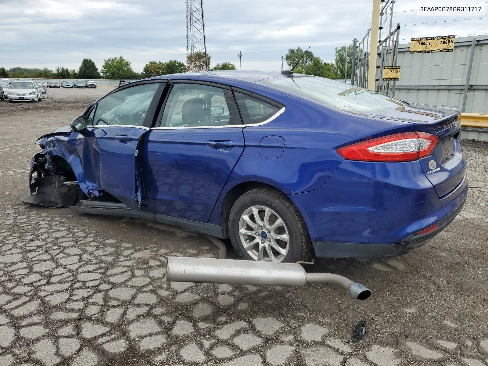 2016 Ford Fusion S VIN: 3FA6P0G78GR311717 Lot: 66936284