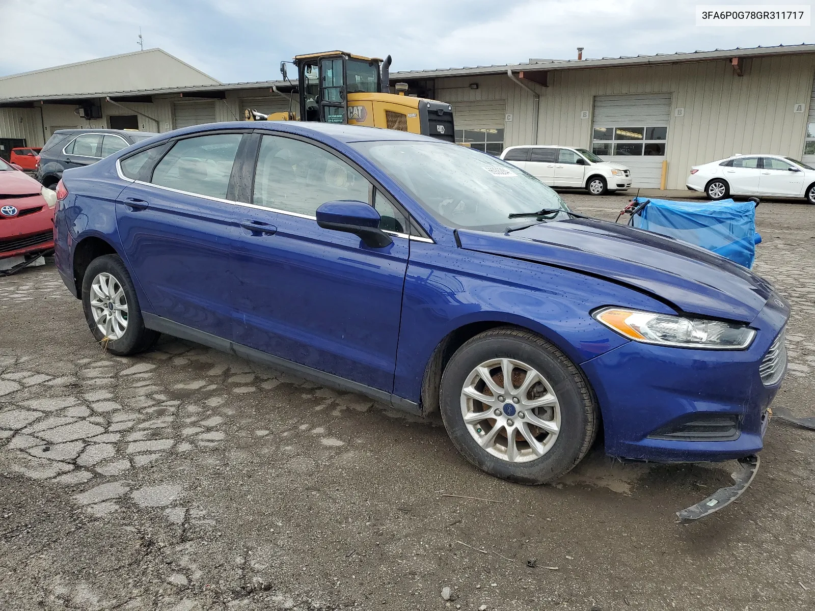 2016 Ford Fusion S VIN: 3FA6P0G78GR311717 Lot: 66936284