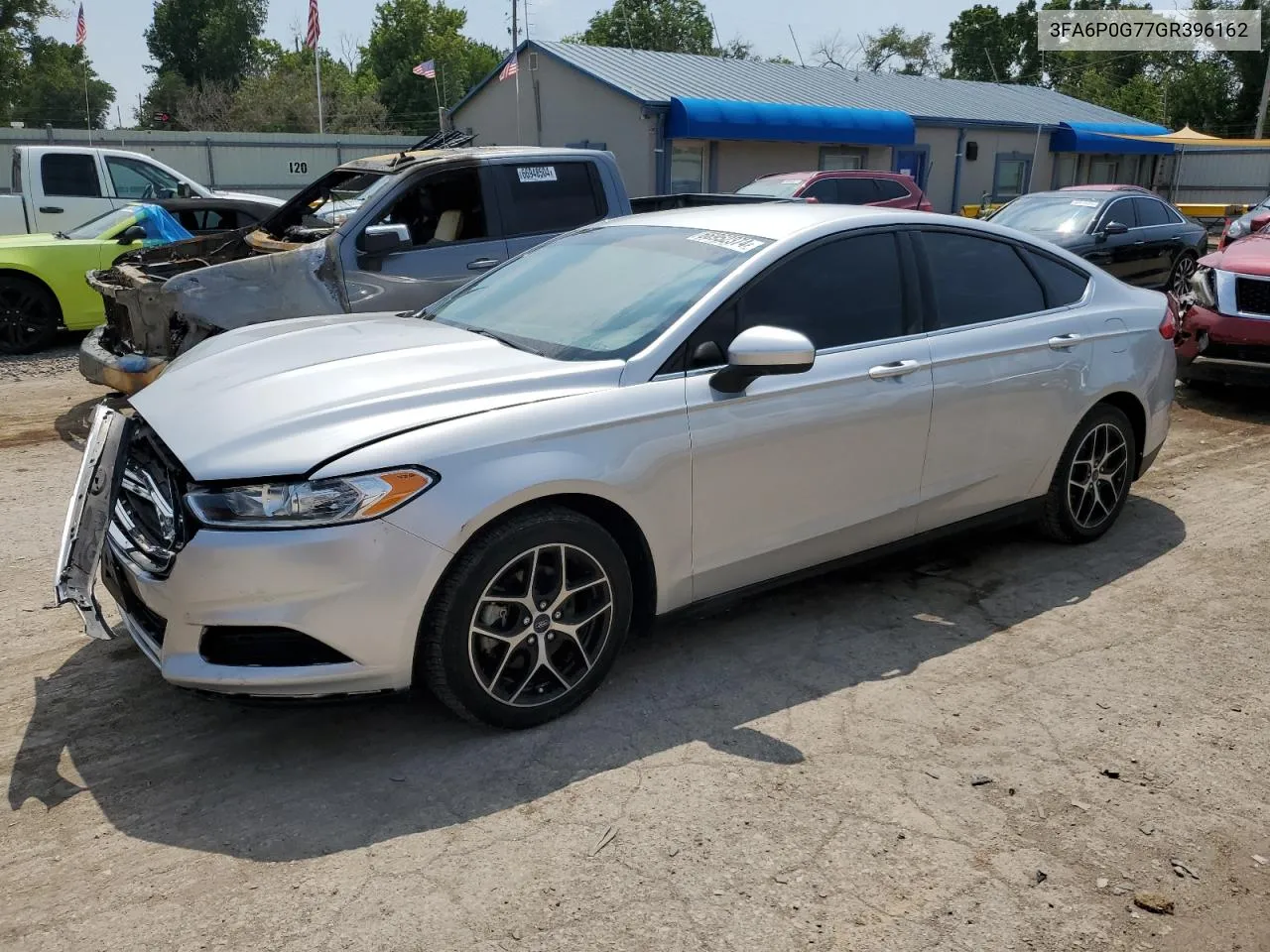 2016 Ford Fusion S VIN: 3FA6P0G77GR396162 Lot: 66952374