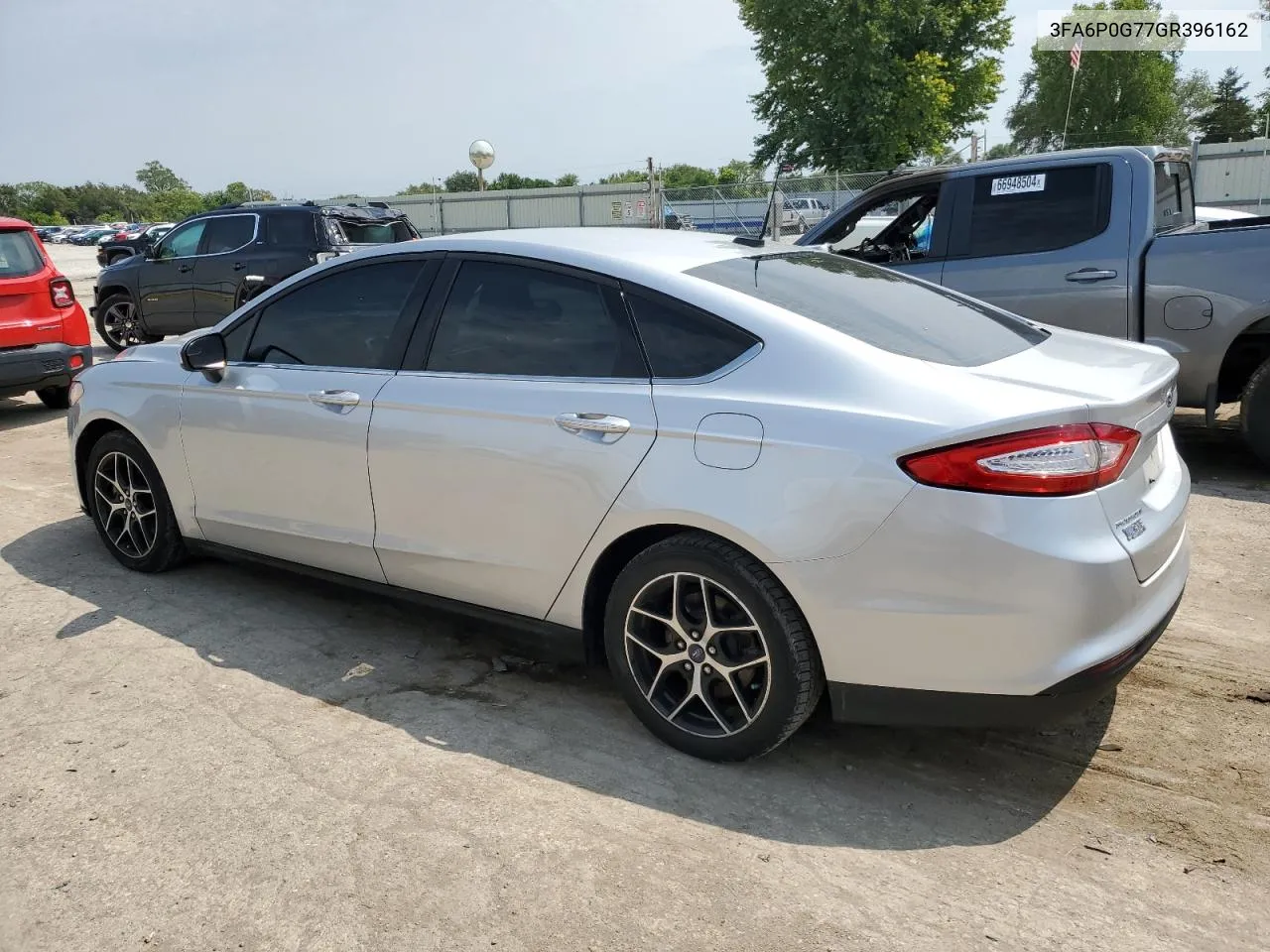 2016 Ford Fusion S VIN: 3FA6P0G77GR396162 Lot: 66952374