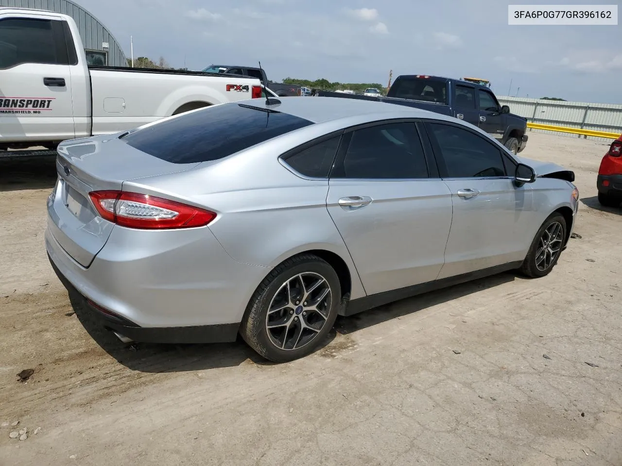 2016 Ford Fusion S VIN: 3FA6P0G77GR396162 Lot: 66952374