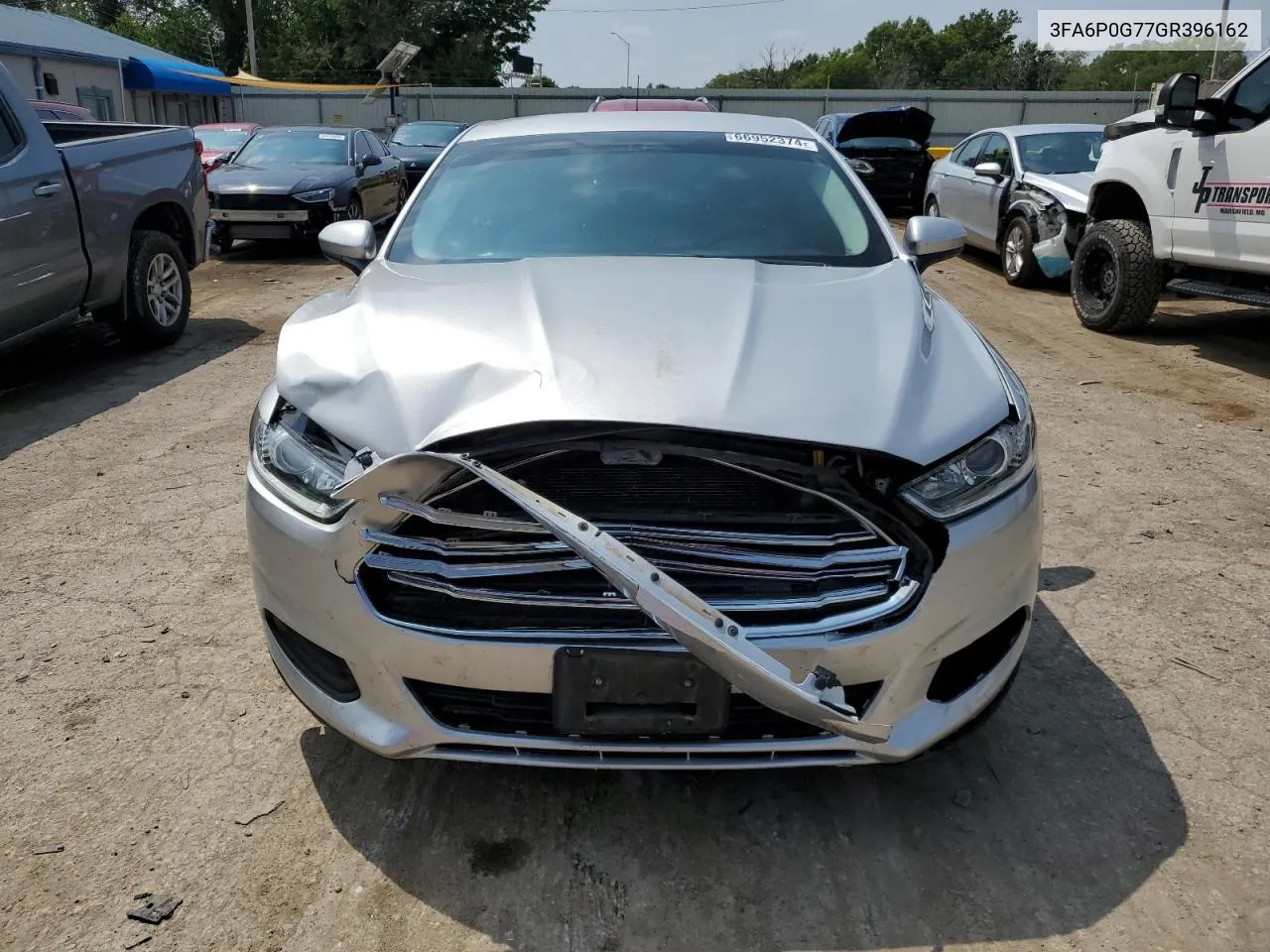 2016 Ford Fusion S VIN: 3FA6P0G77GR396162 Lot: 66952374