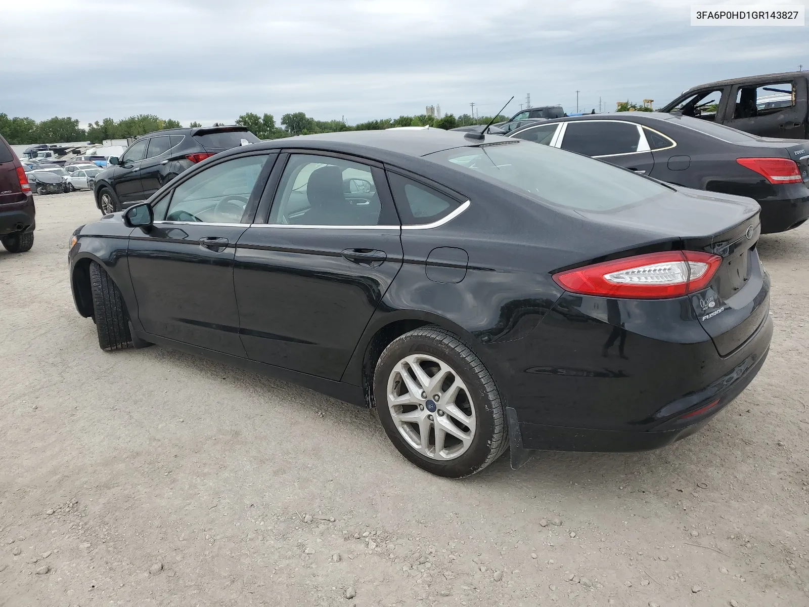 2016 Ford Fusion Se VIN: 3FA6P0HD1GR143827 Lot: 66964884