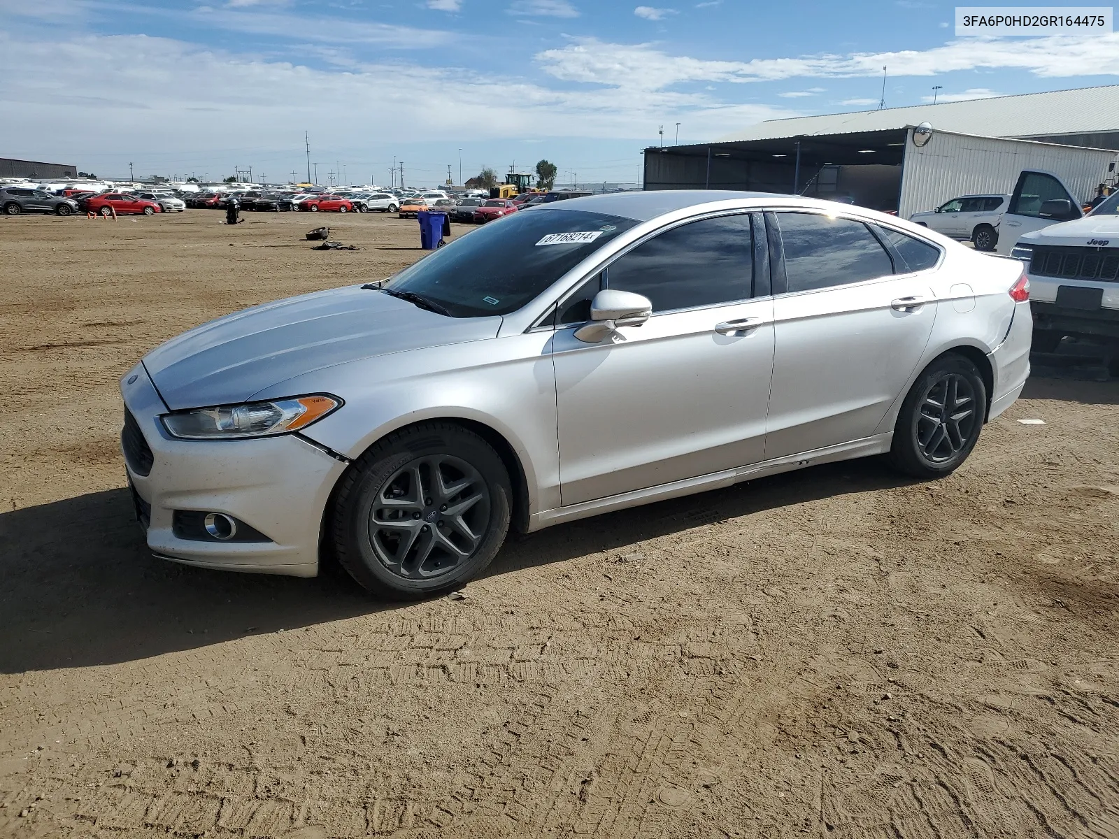 2016 Ford Fusion Se VIN: 3FA6P0HD2GR164475 Lot: 67168214