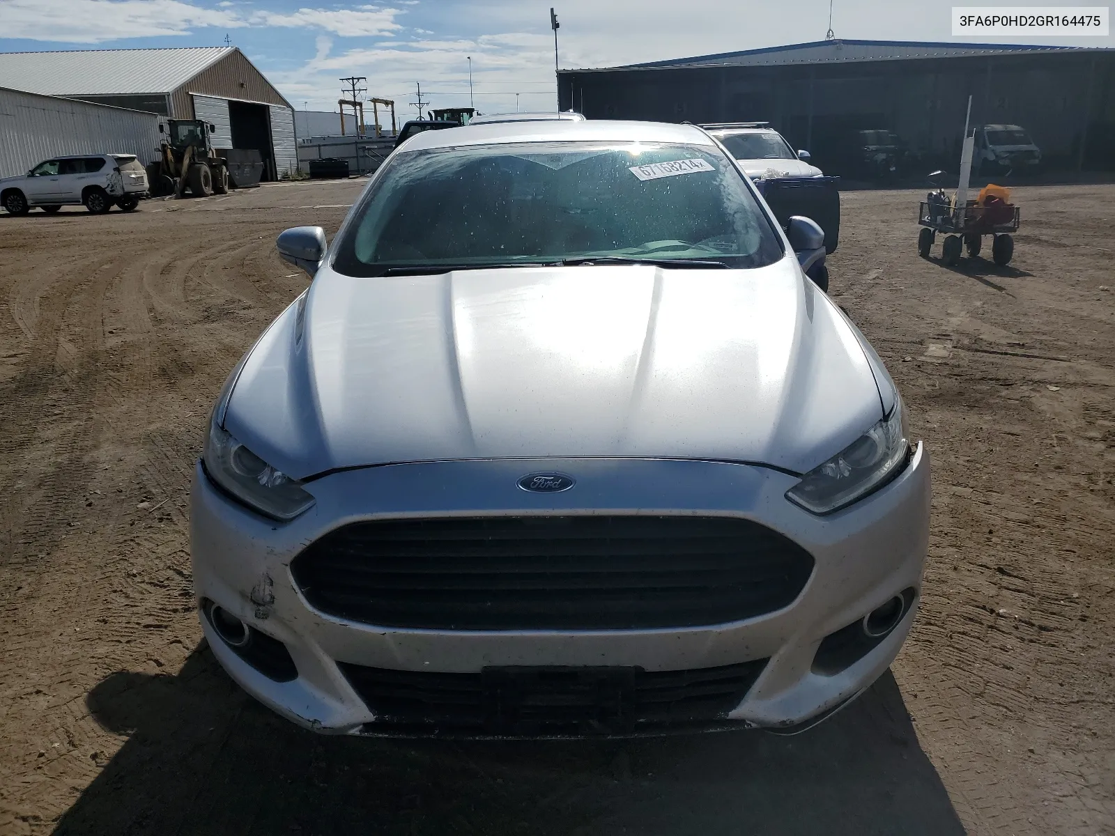 2016 Ford Fusion Se VIN: 3FA6P0HD2GR164475 Lot: 67168214