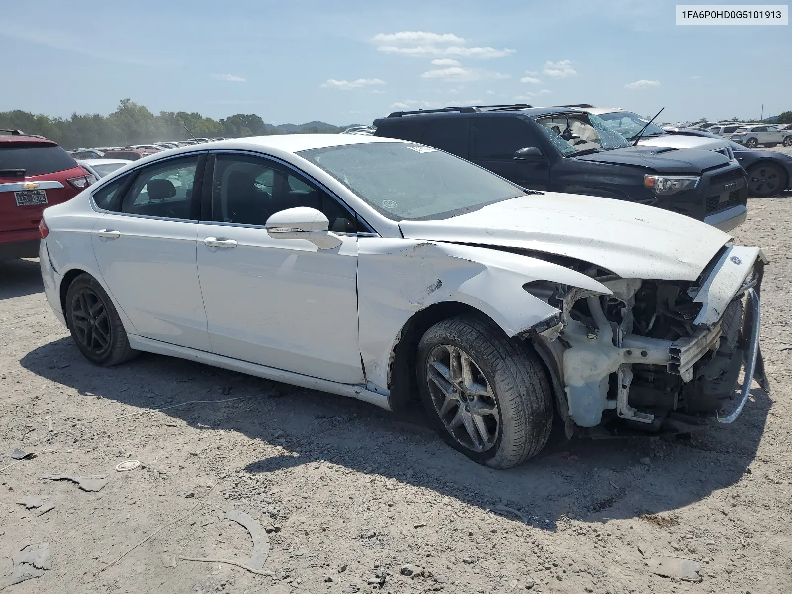 2016 Ford Fusion Se VIN: 1FA6P0HD0G5101913 Lot: 67187284