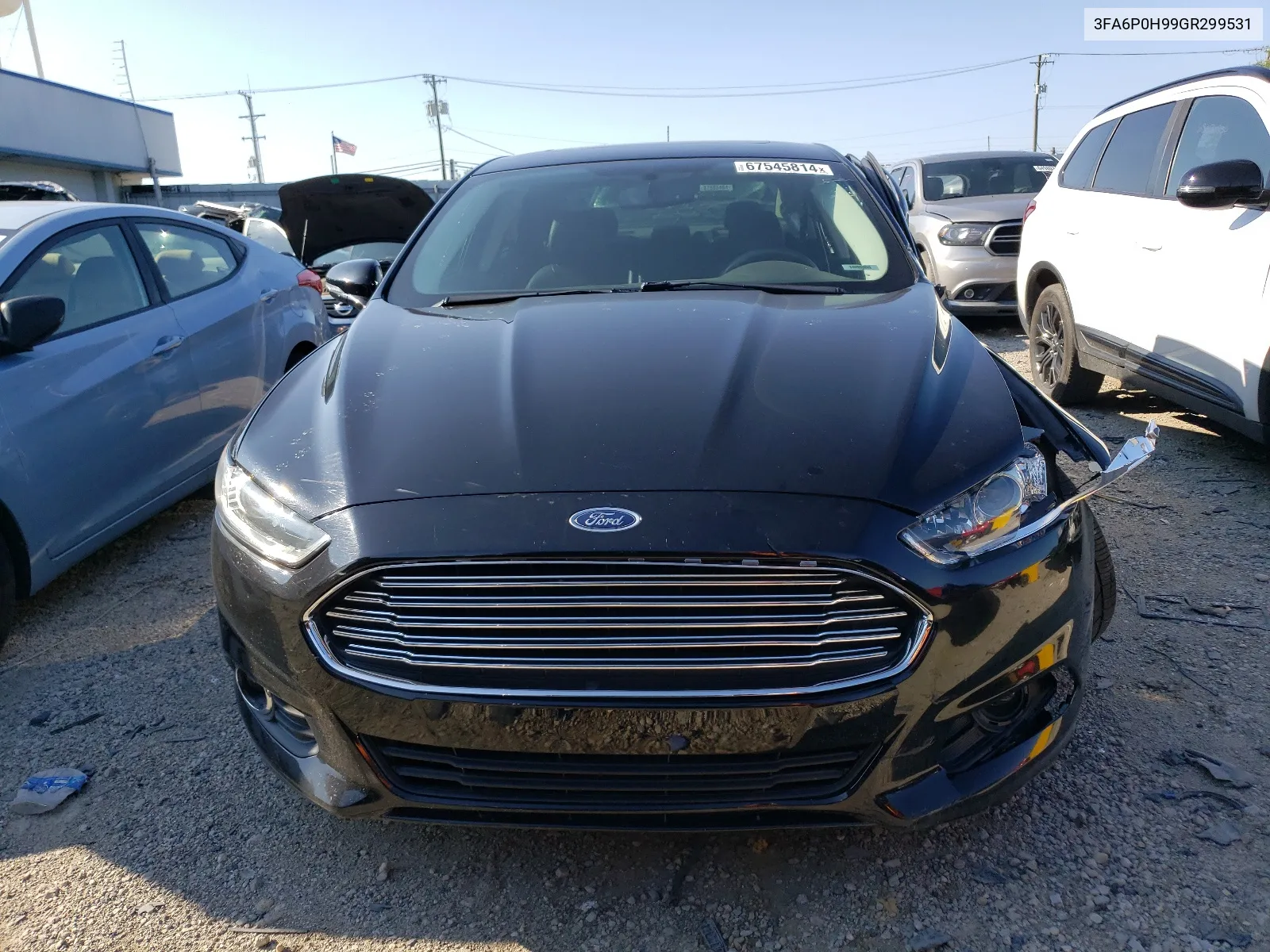 2016 Ford Fusion Se VIN: 3FA6P0H99GR299531 Lot: 67545814