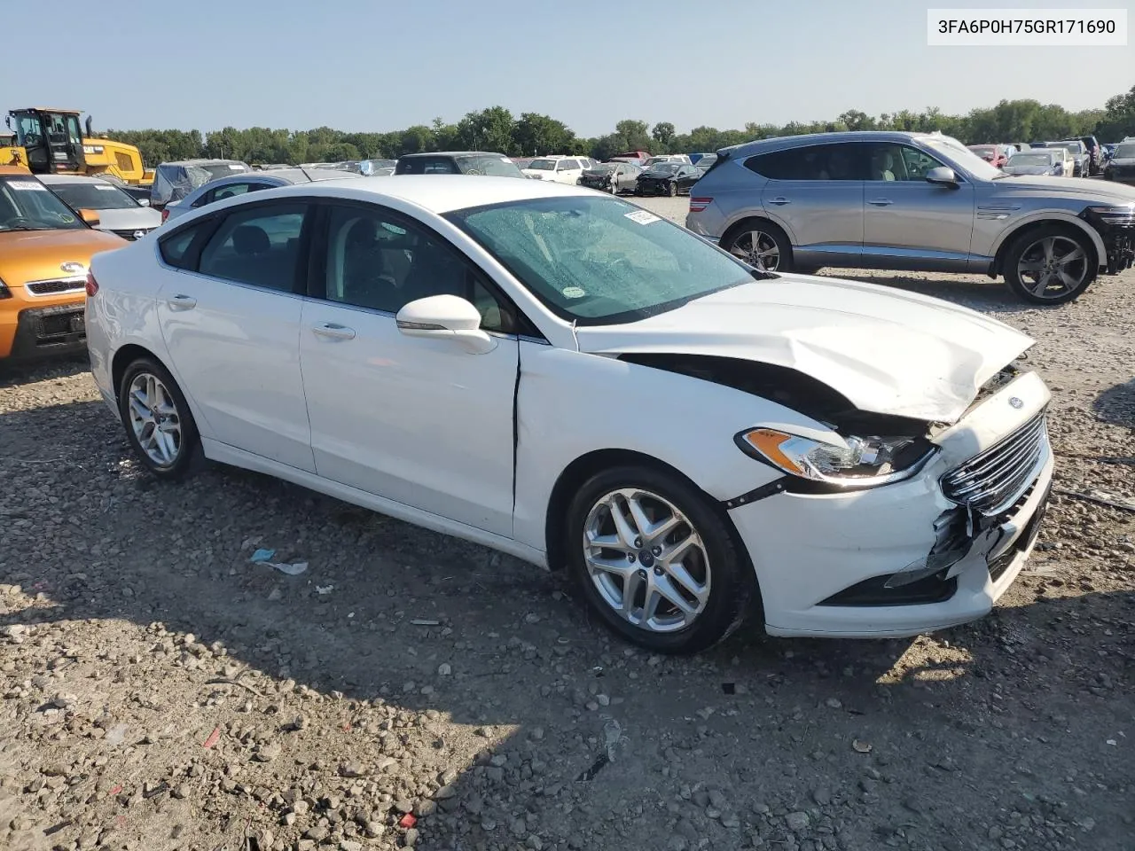 2016 Ford Fusion Se VIN: 3FA6P0H75GR171690 Lot: 67862874