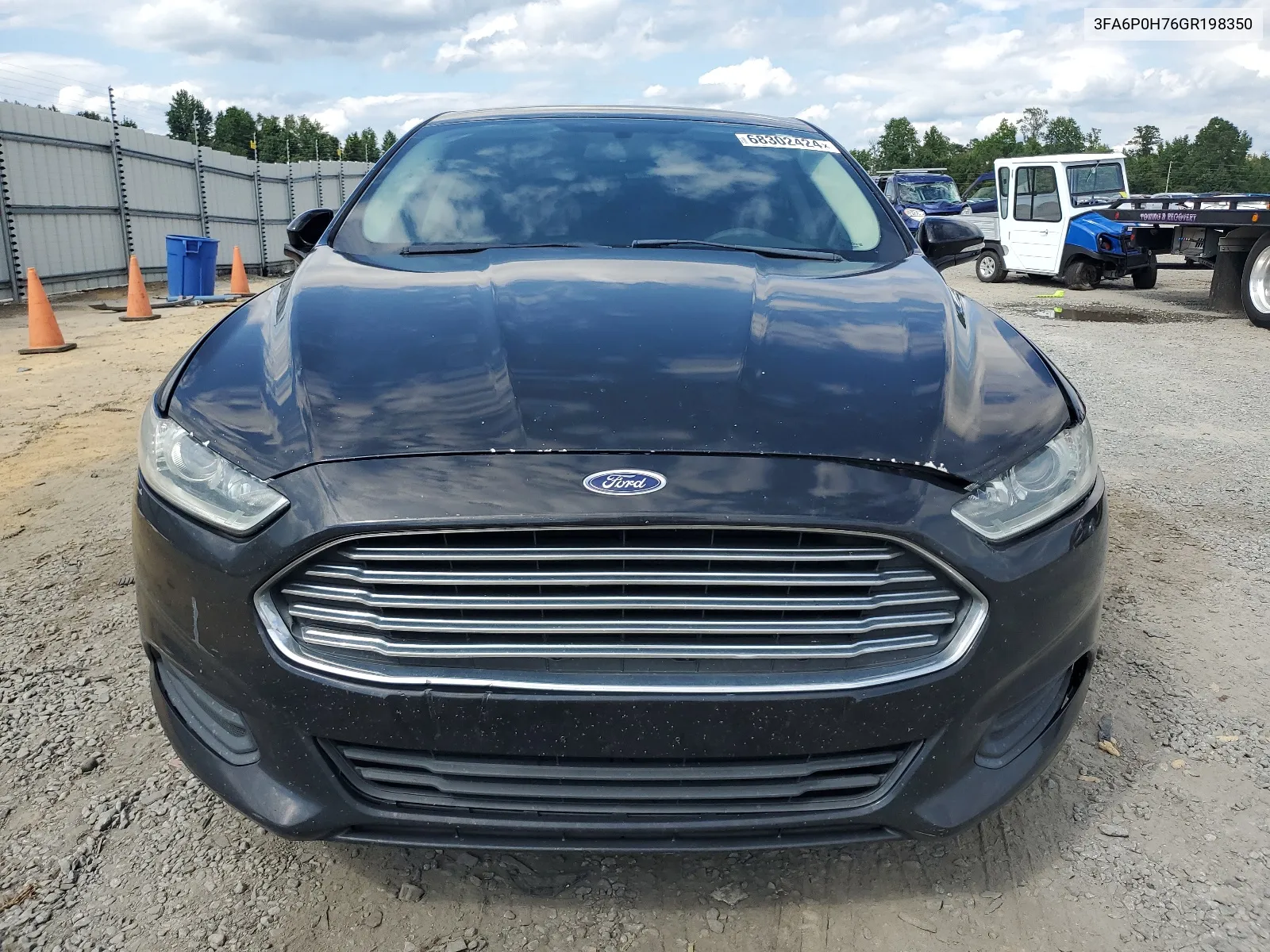 2016 Ford Fusion Se VIN: 3FA6P0H76GR198350 Lot: 68302424