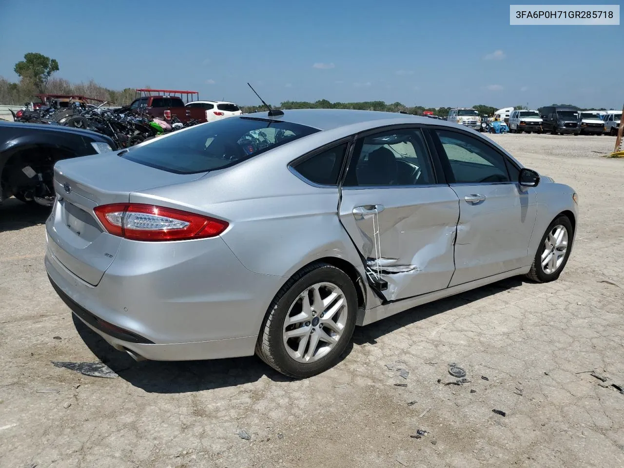 2016 Ford Fusion Se VIN: 3FA6P0H71GR285718 Lot: 68310124