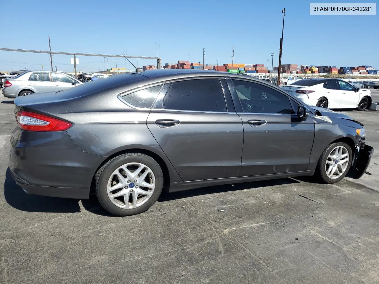 2016 Ford Fusion Se VIN: 3FA6P0H70GR342281 Lot: 68559304