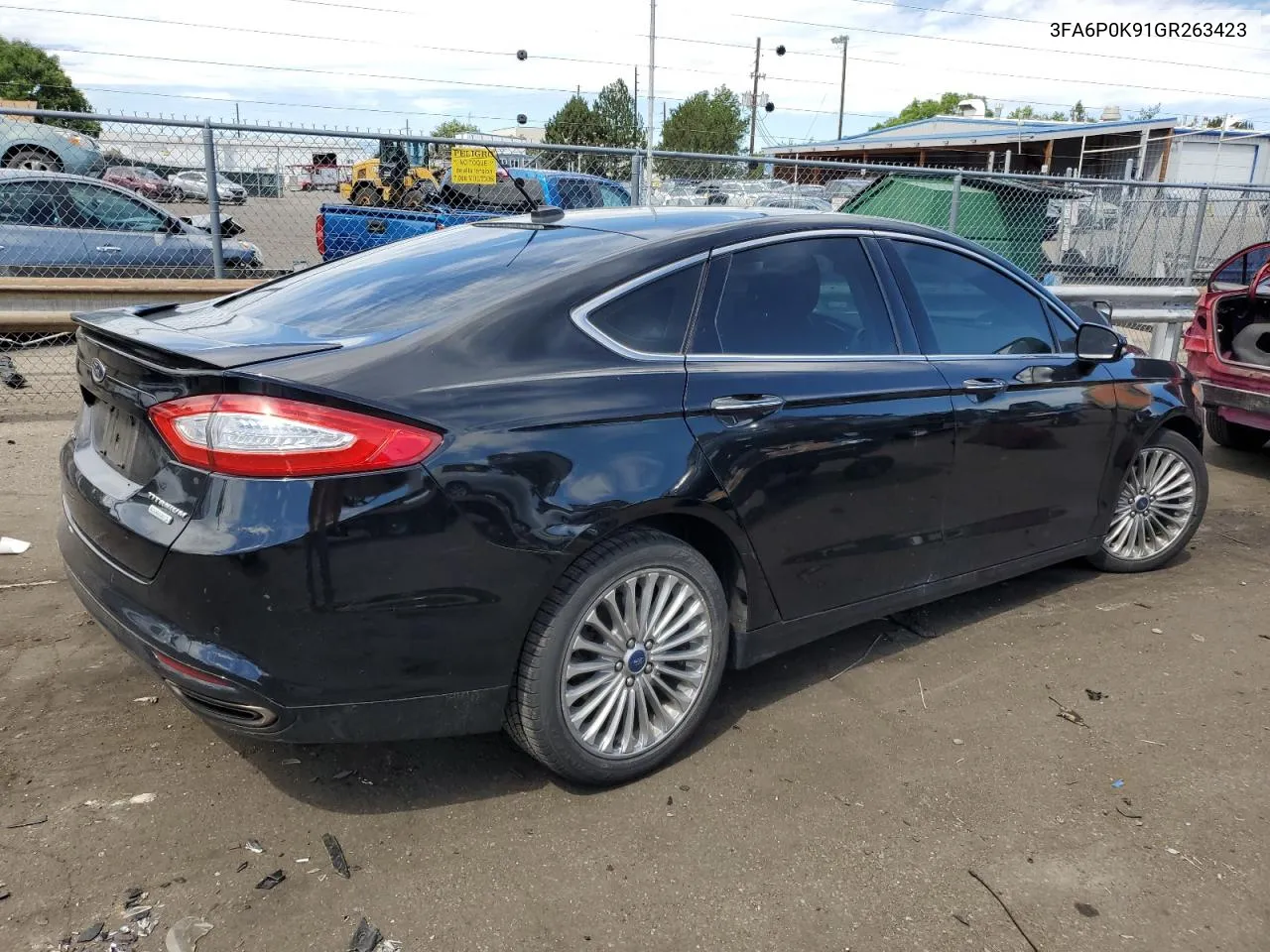 3FA6P0K91GR263423 2016 Ford Fusion Titanium