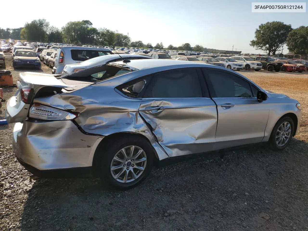 3FA6P0G75GR121244 2016 Ford Fusion S