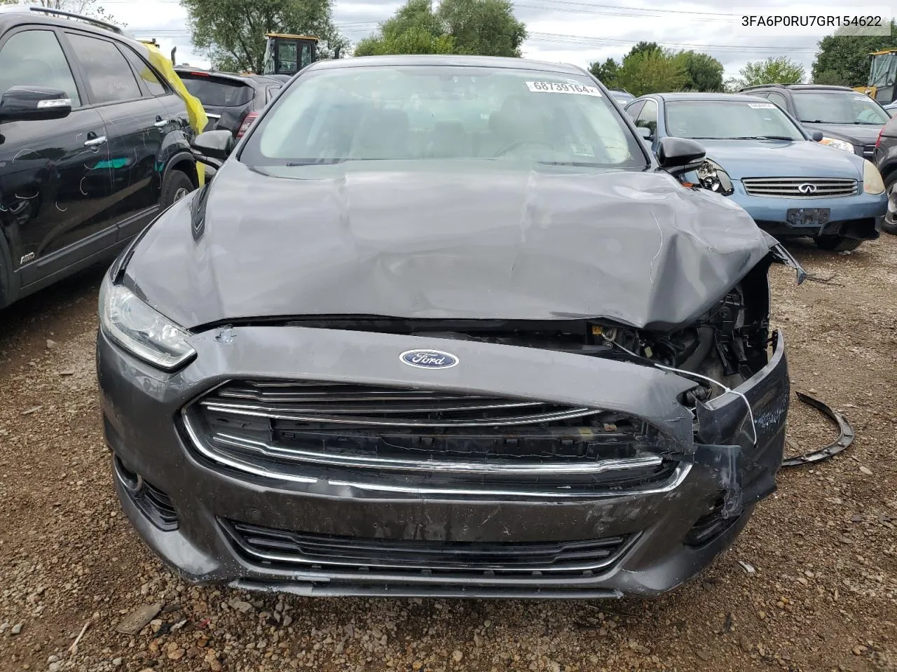 3FA6P0RU7GR154622 2016 Ford Fusion Titanium Hev