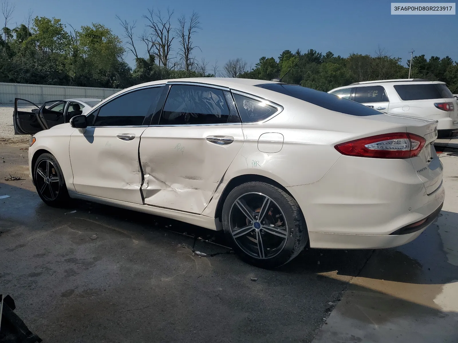 2016 Ford Fusion Se VIN: 3FA6P0HD8GR223917 Lot: 68816484