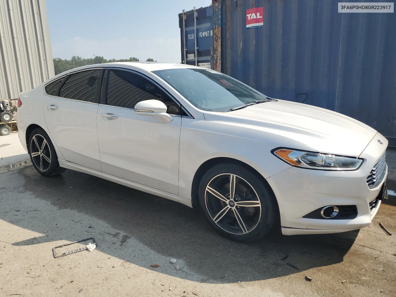 2016 Ford Fusion Se VIN: 3FA6P0HD8GR223917 Lot: 68816484