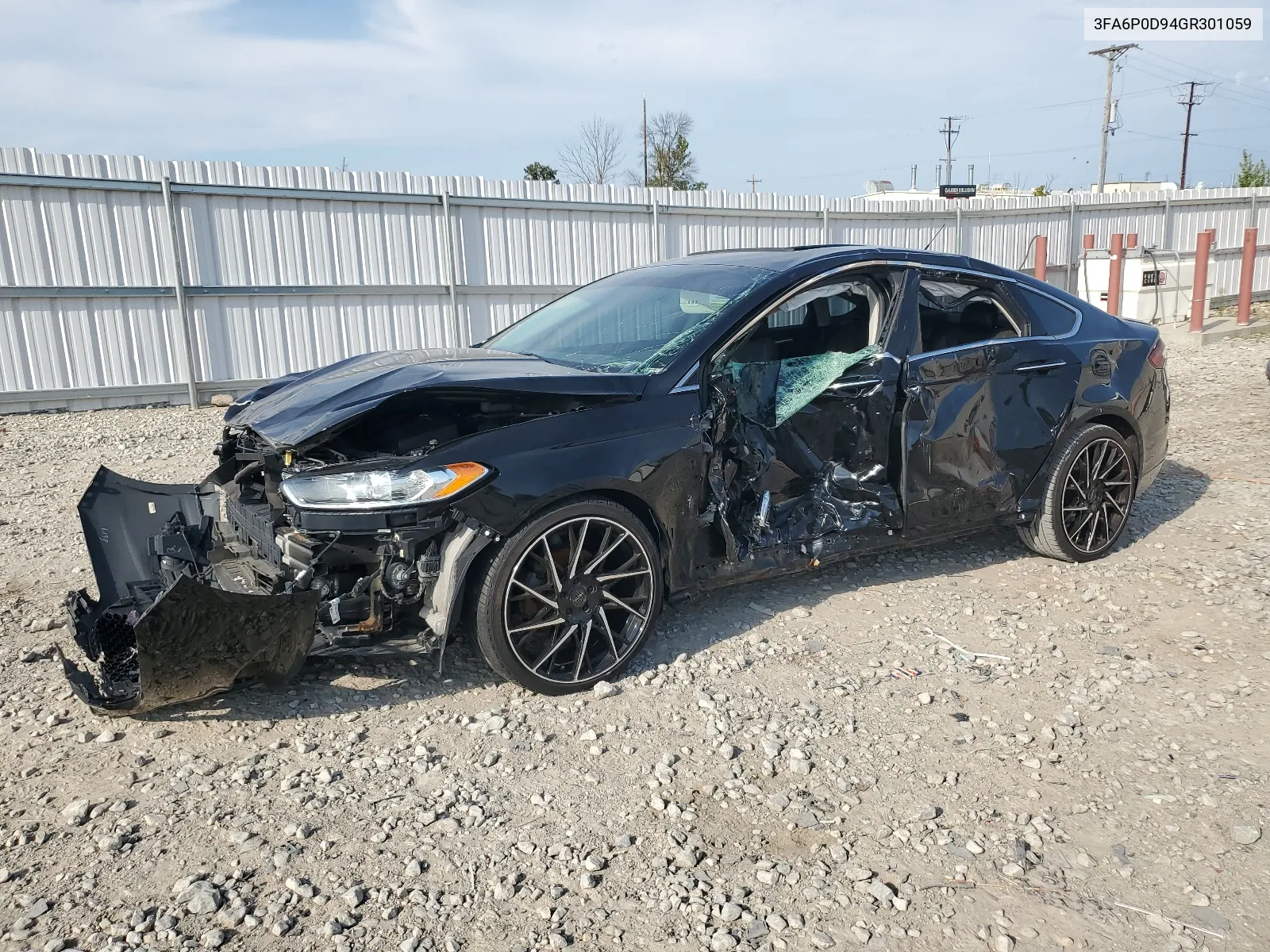 2016 Ford Fusion Titanium VIN: 3FA6P0D94GR301059 Lot: 68837444