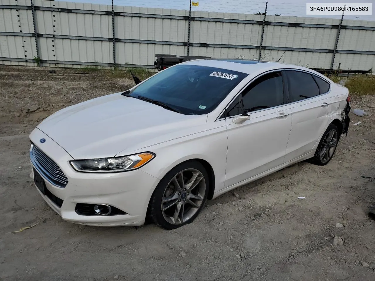 3FA6P0D98GR165583 2016 Ford Fusion Titanium