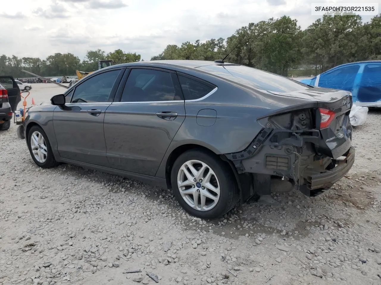 2016 Ford Fusion Se VIN: 3FA6P0H73GR221535 Lot: 68943434