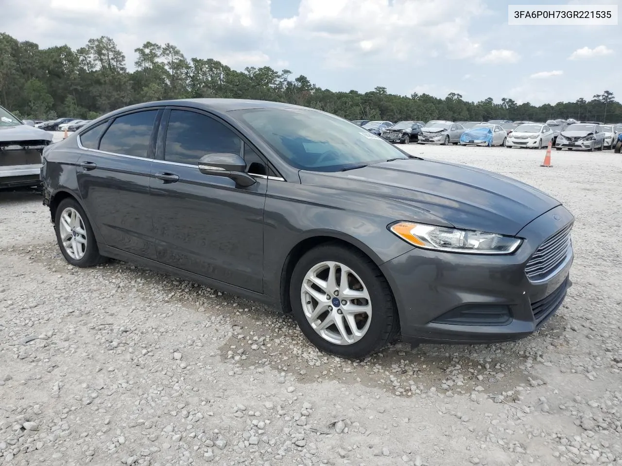 2016 Ford Fusion Se VIN: 3FA6P0H73GR221535 Lot: 68943434