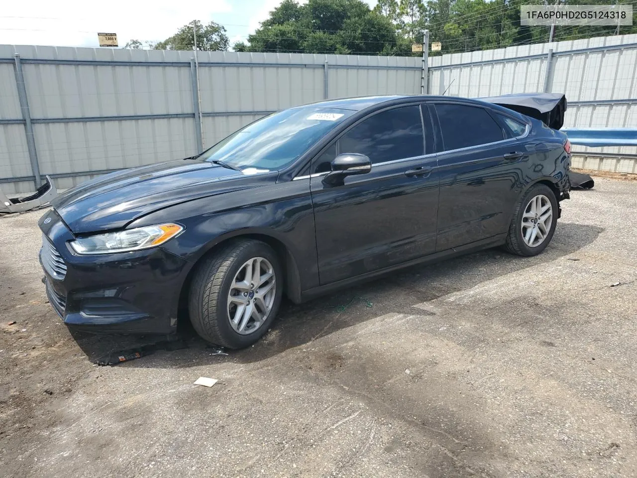 2016 Ford Fusion Se VIN: 1FA6P0HD2G5124318 Lot: 68989054