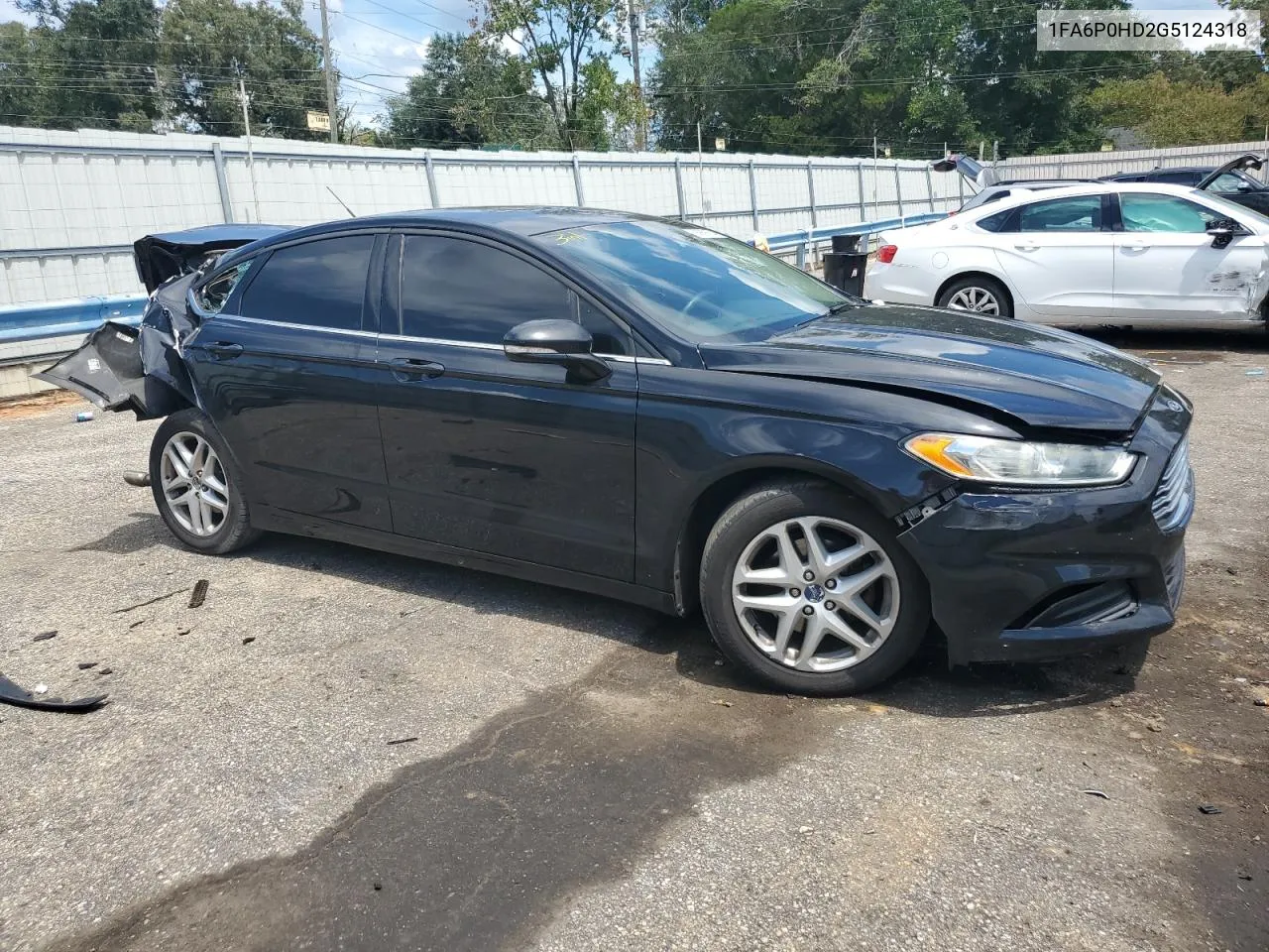 1FA6P0HD2G5124318 2016 Ford Fusion Se