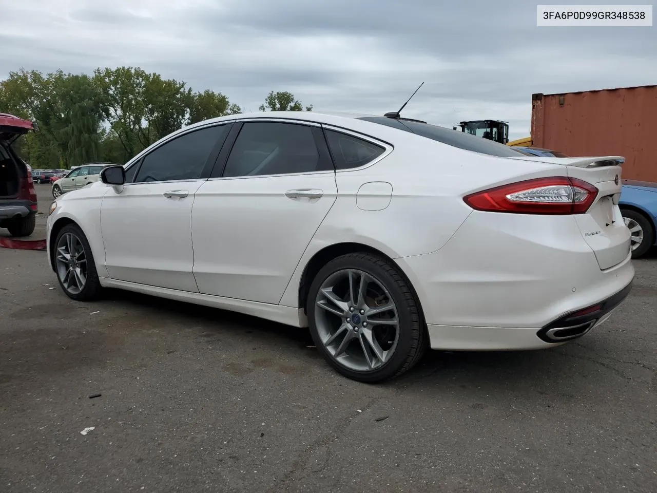 2016 Ford Fusion Titanium VIN: 3FA6P0D99GR348538 Lot: 69065144