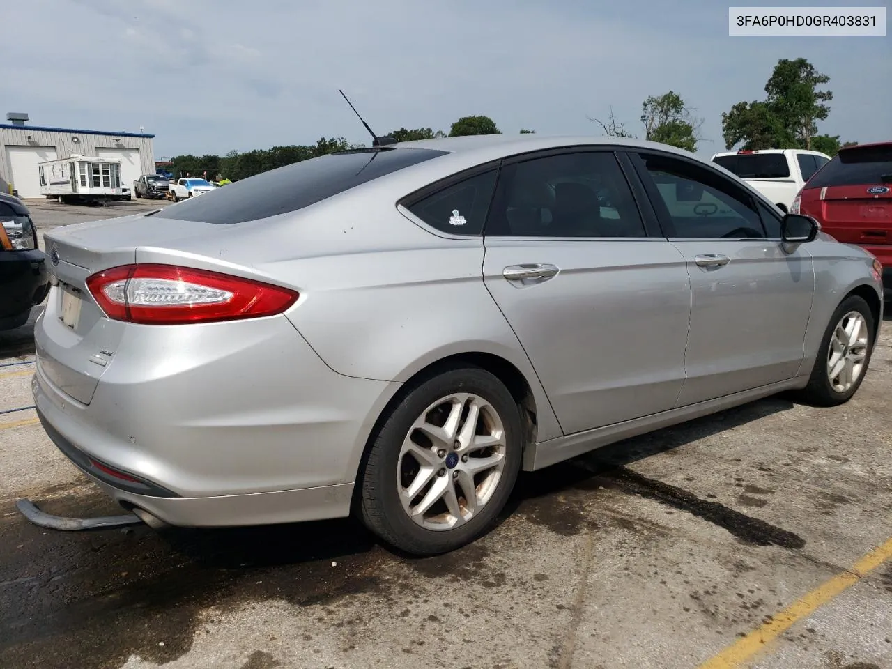 2016 Ford Fusion Se VIN: 3FA6P0HD0GR403831 Lot: 69094014