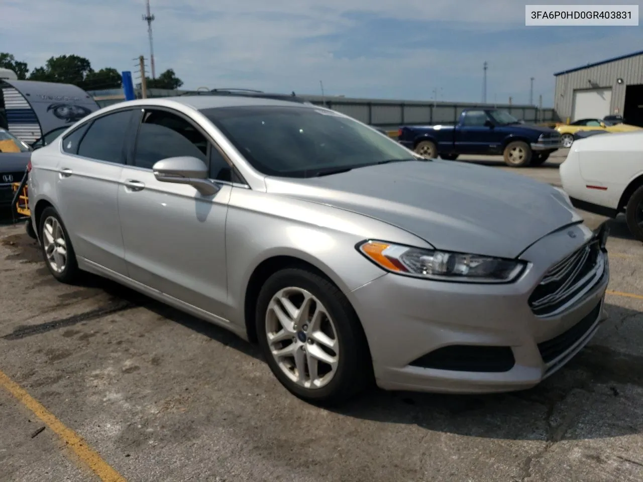 2016 Ford Fusion Se VIN: 3FA6P0HD0GR403831 Lot: 69094014