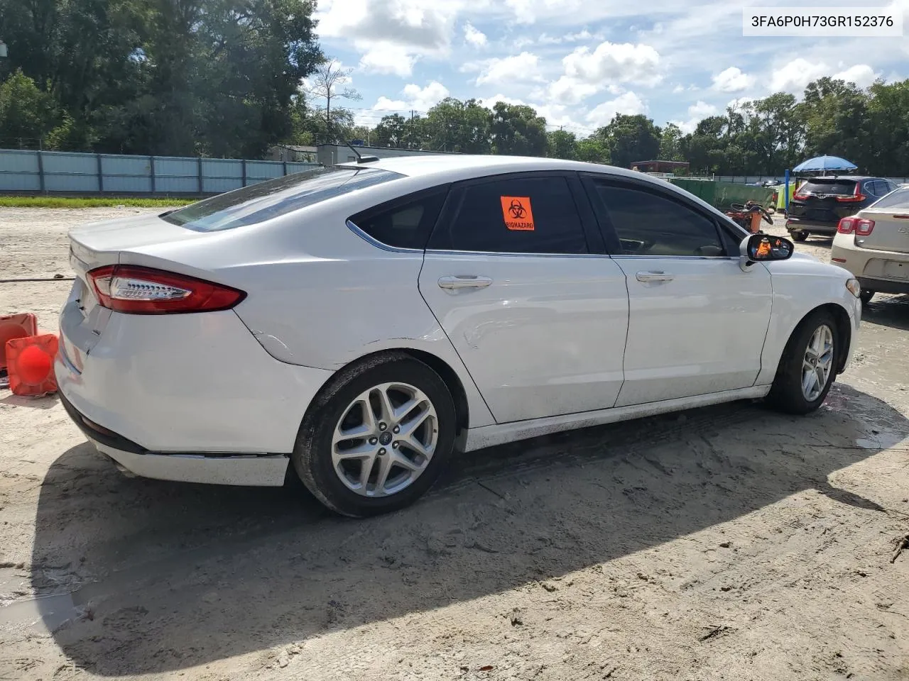 2016 Ford Fusion Se VIN: 3FA6P0H73GR152376 Lot: 69183344