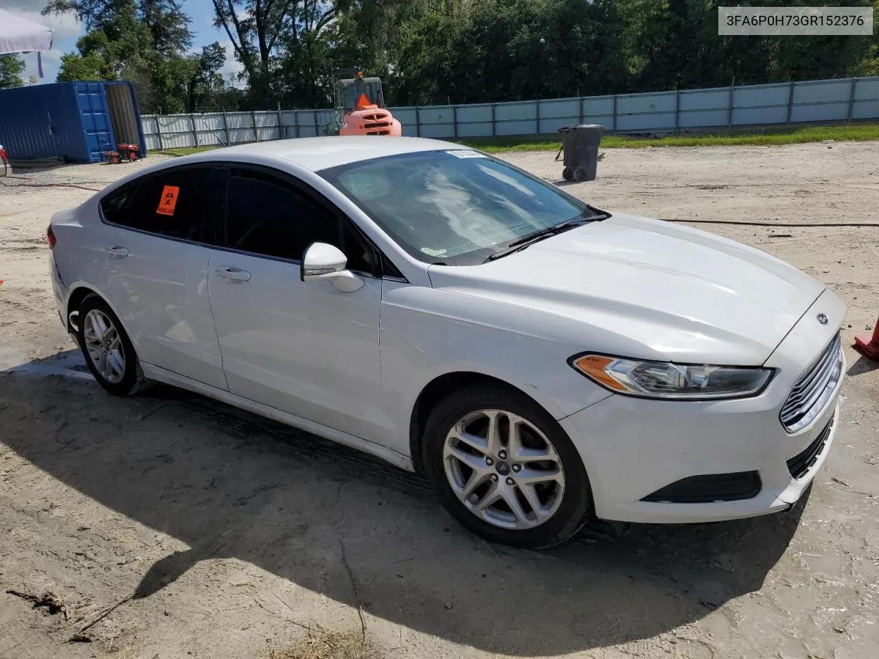 2016 Ford Fusion Se VIN: 3FA6P0H73GR152376 Lot: 69183344