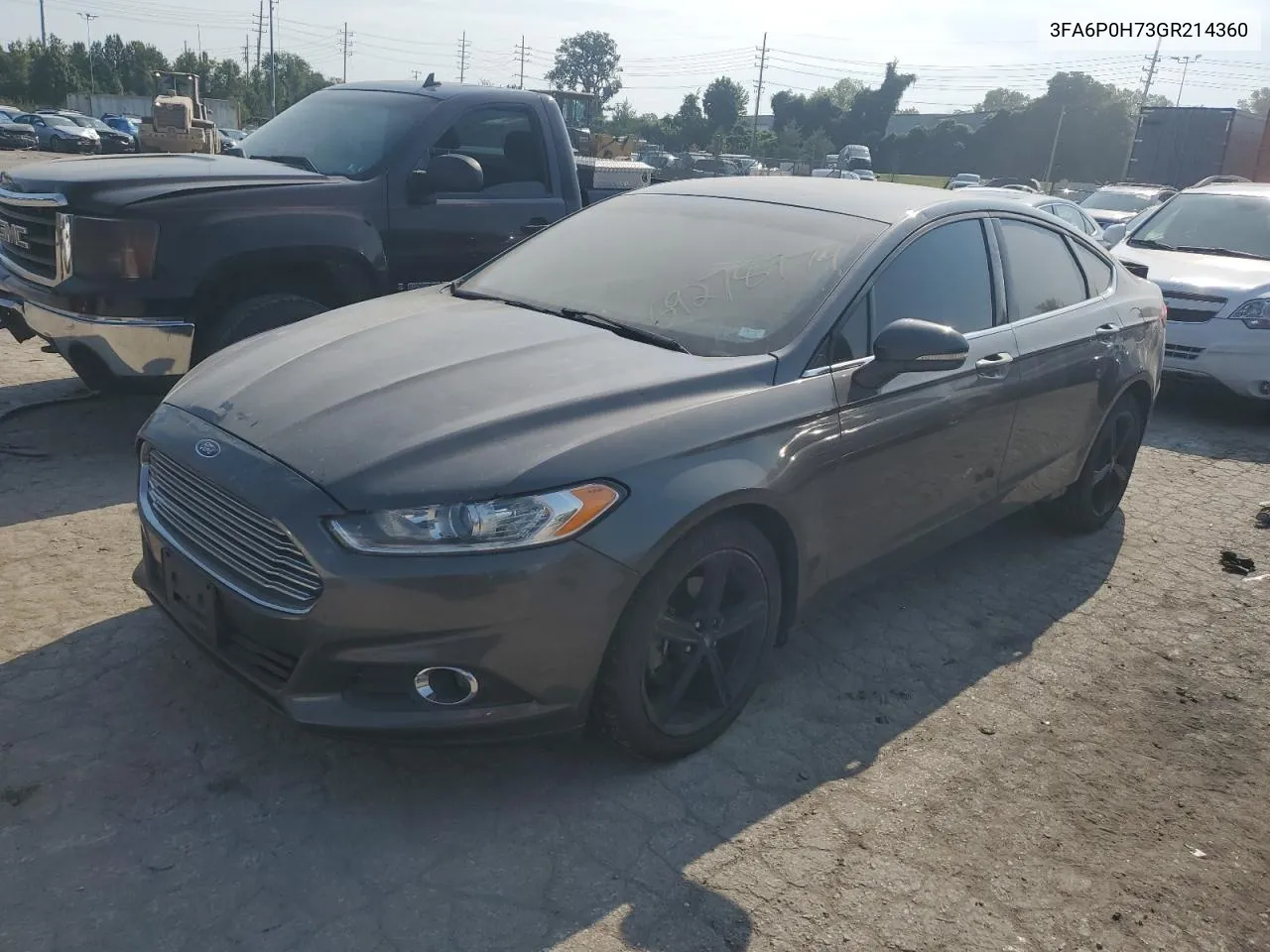 2016 Ford Fusion Se VIN: 3FA6P0H73GR214360 Lot: 69278974