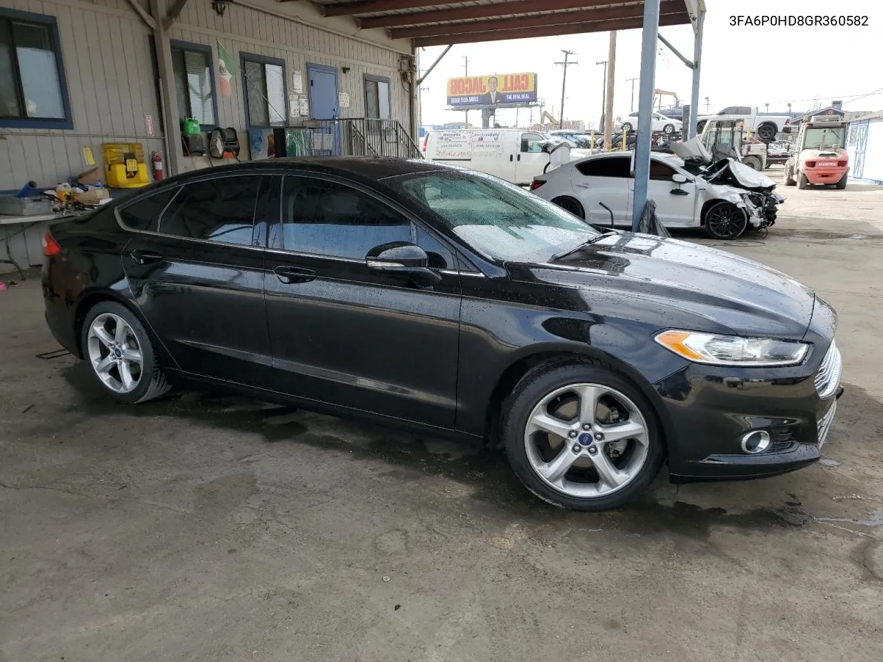 2016 Ford Fusion Se VIN: 3FA6P0HD8GR360582 Lot: 69310284