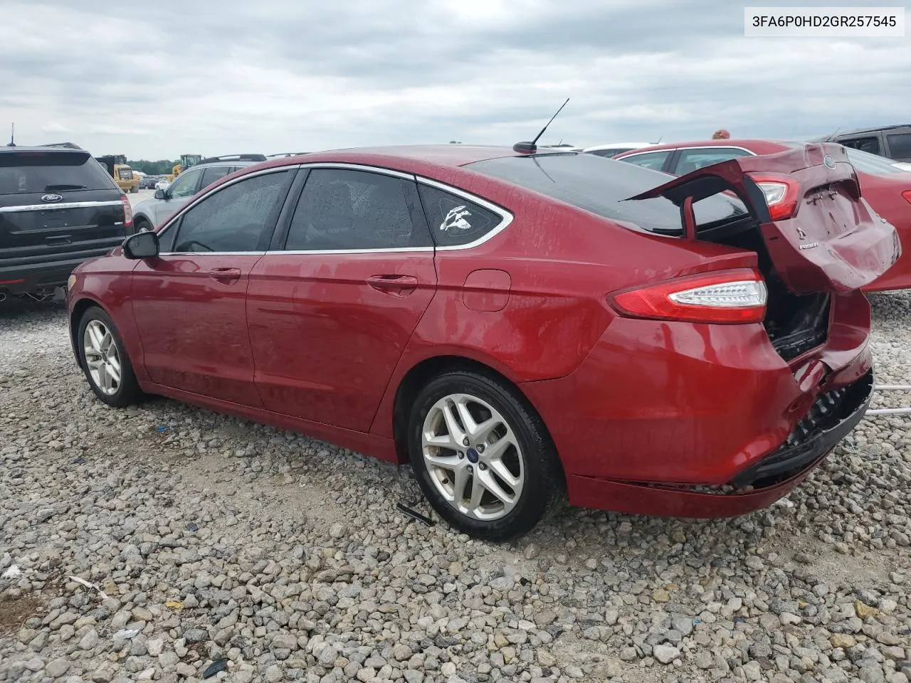 3FA6P0HD2GR257545 2016 Ford Fusion Se