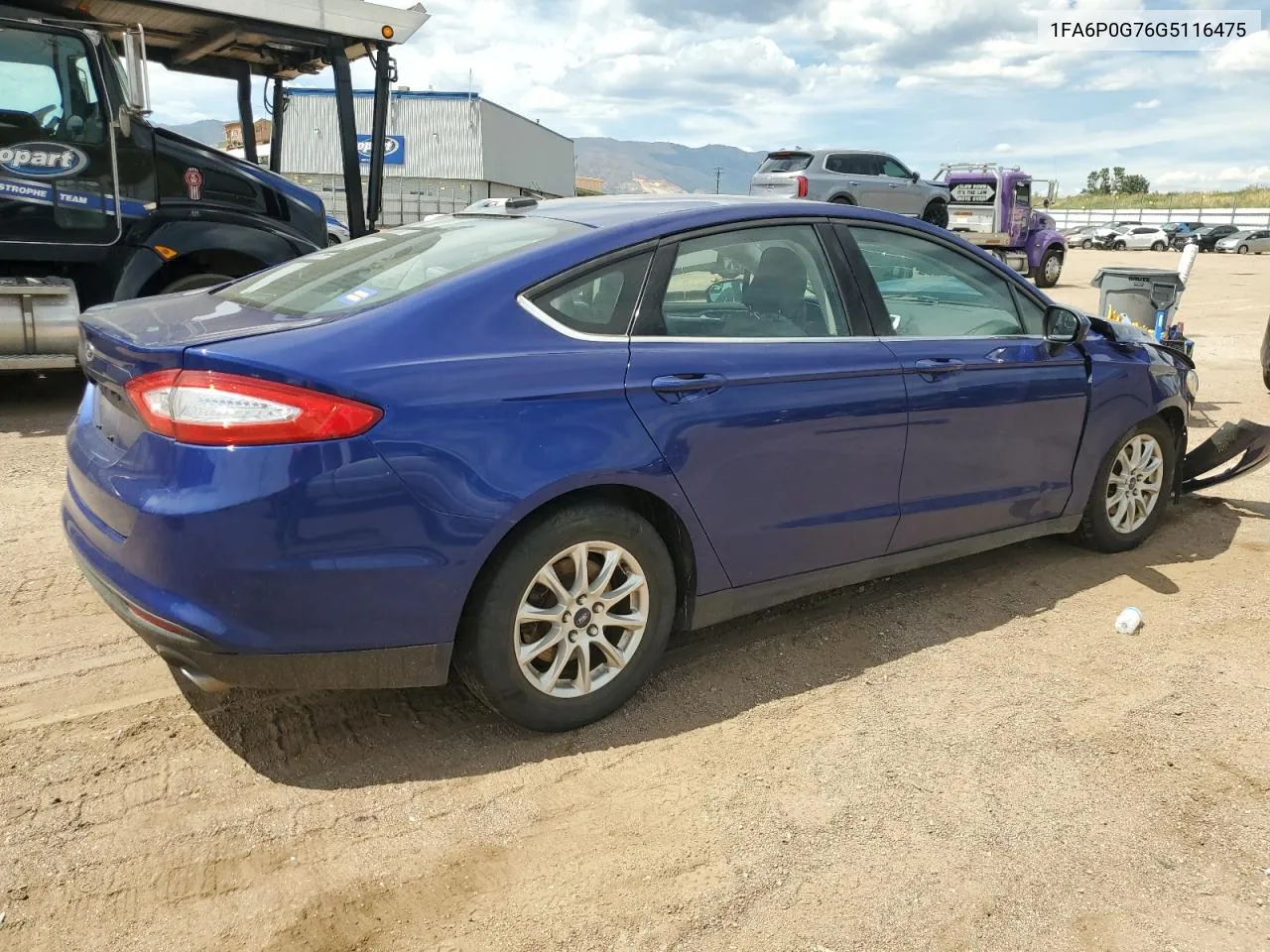 2016 Ford Fusion S VIN: 1FA6P0G76G5116475 Lot: 69470444