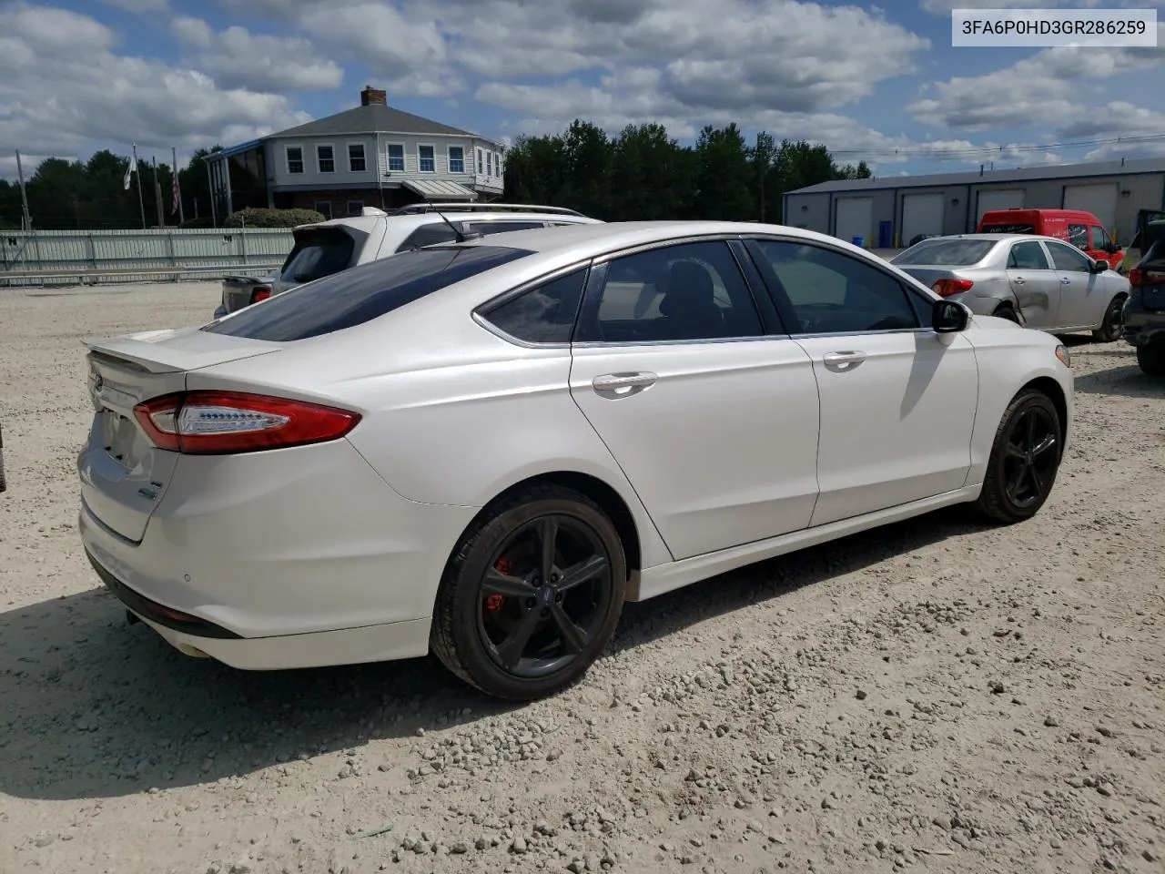 3FA6P0HD3GR286259 2016 Ford Fusion Se