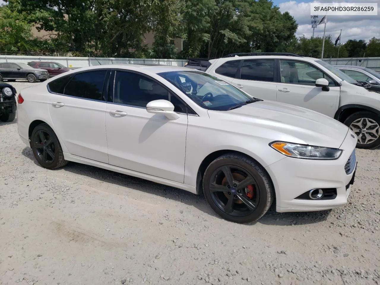 2016 Ford Fusion Se VIN: 3FA6P0HD3GR286259 Lot: 69502064