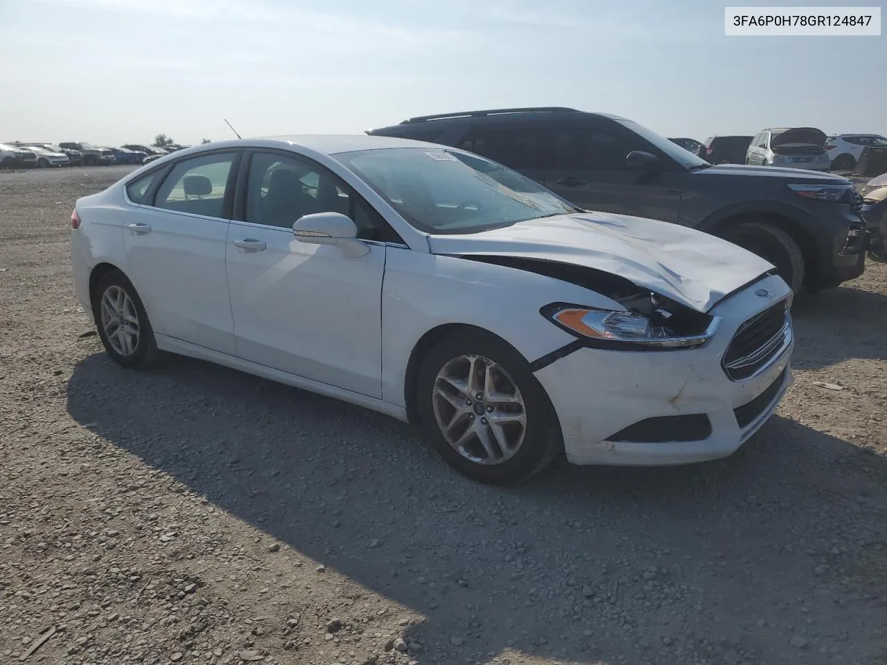 2016 Ford Fusion Se VIN: 3FA6P0H78GR124847 Lot: 69580194