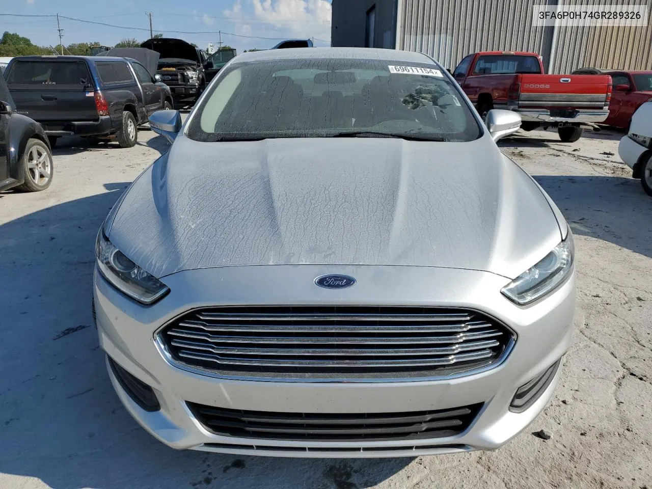 3FA6P0H74GR289326 2016 Ford Fusion Se