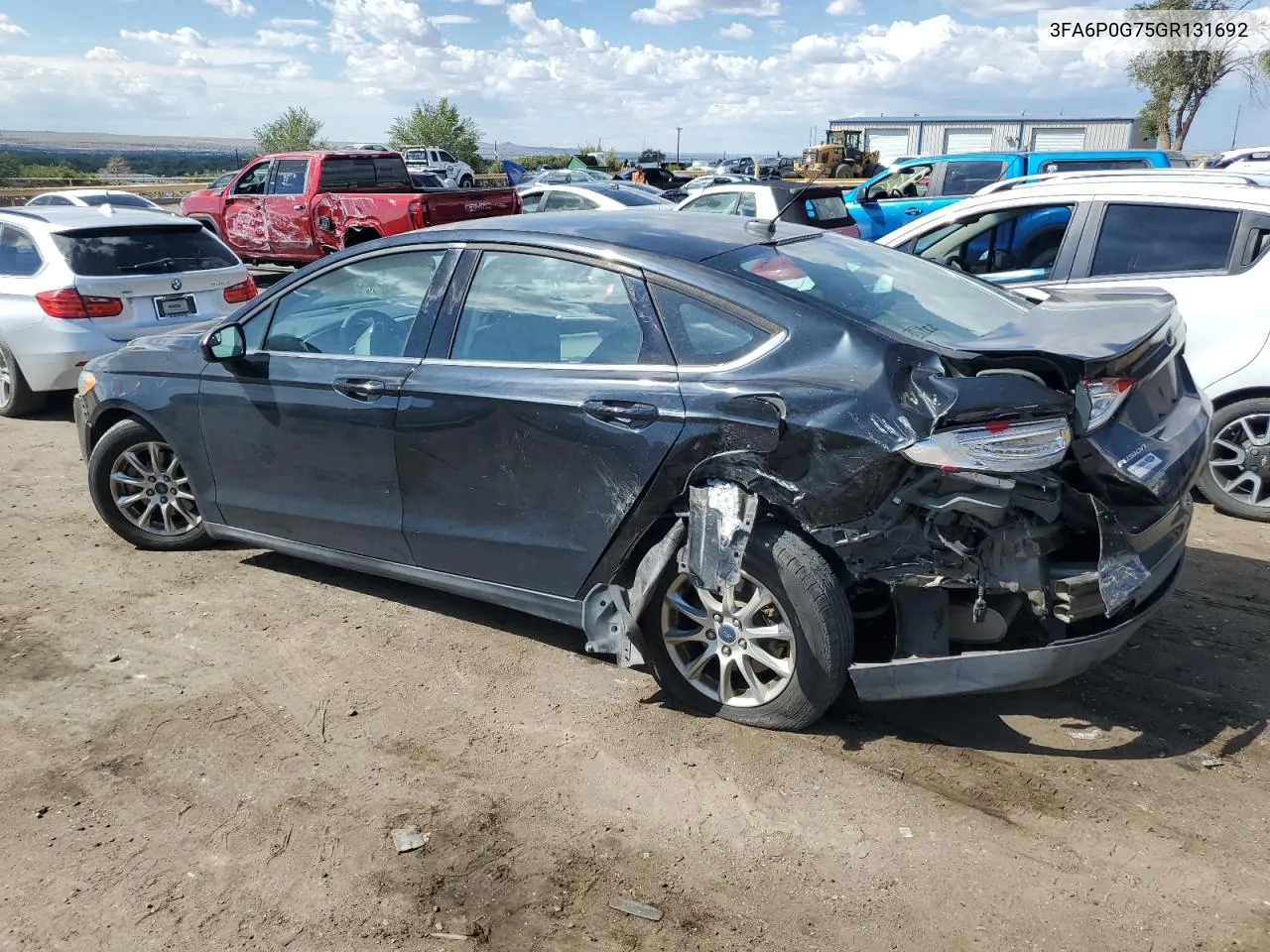 2016 Ford Fusion S VIN: 3FA6P0G75GR131692 Lot: 69750104