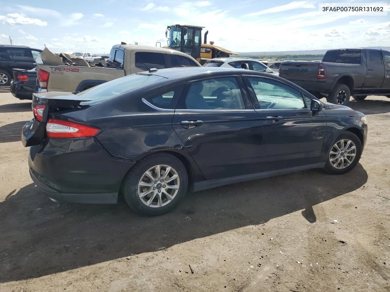 3FA6P0G75GR131692 2016 Ford Fusion S