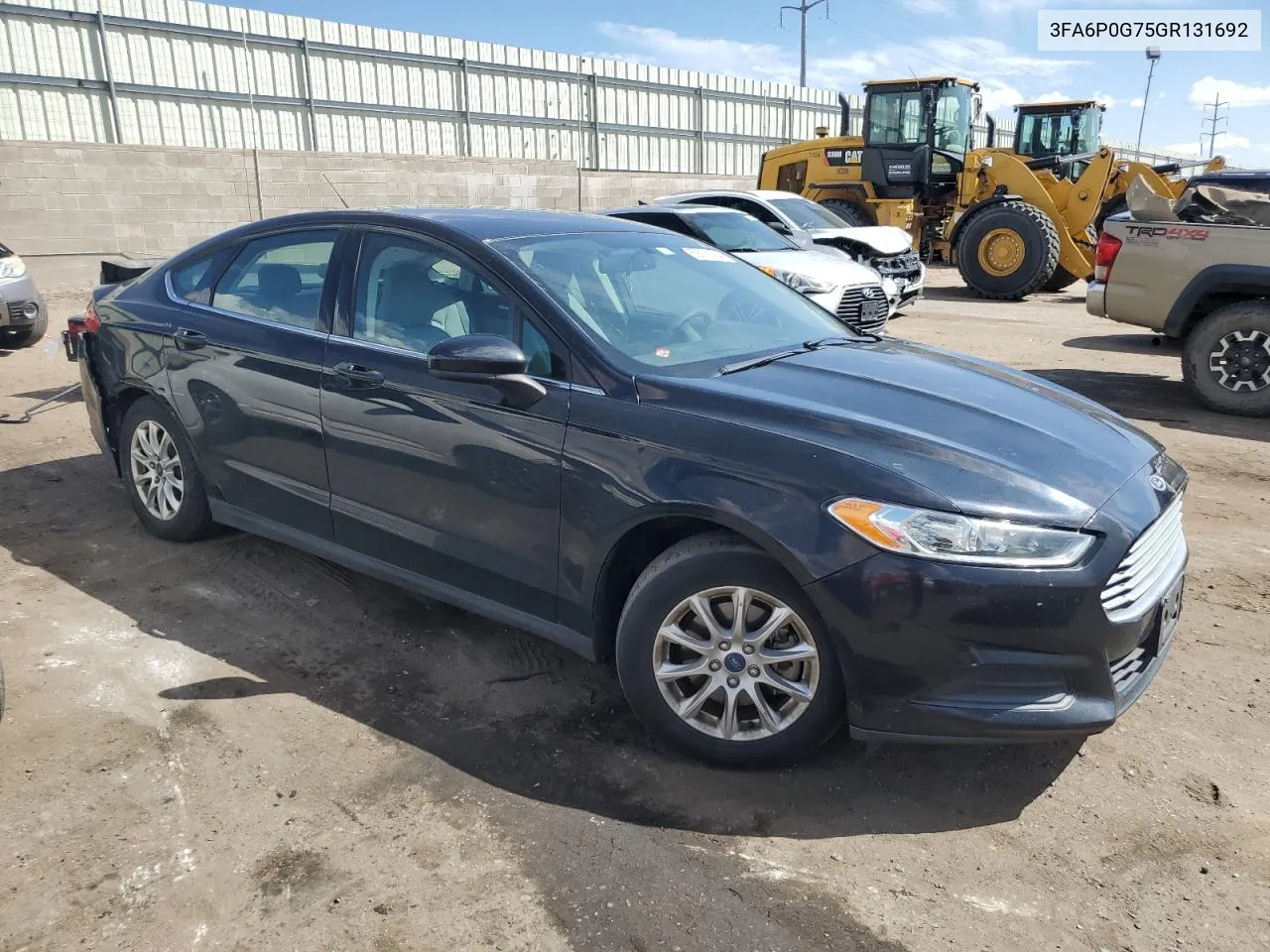 2016 Ford Fusion S VIN: 3FA6P0G75GR131692 Lot: 69750104